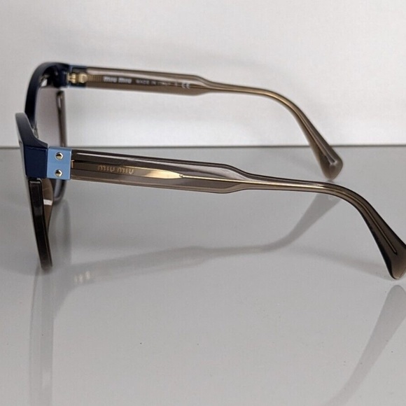 MIU MIU Cat Eye Womens SMU 01T Sunglasses Red/Blue Clear 140 Italy